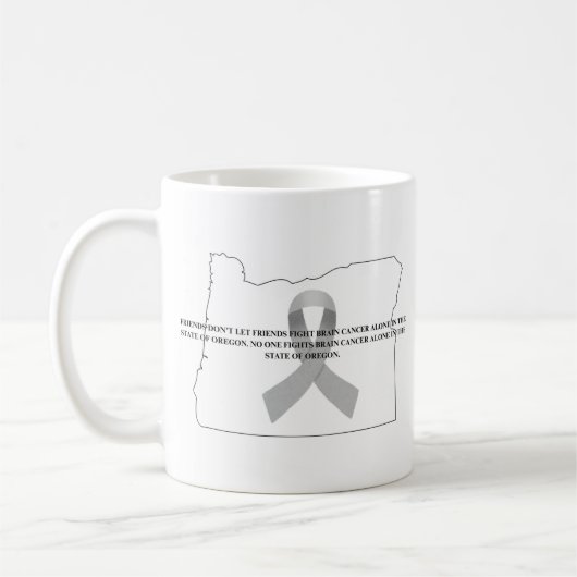 Mug Brain Cancer Awareness in Oregon  (Gauche)