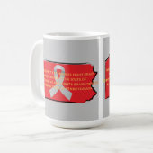Mug Brain Cancer Awareness in Pennsylvania  (Devant gauche)