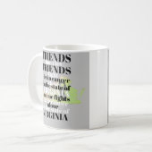 Mug Brain Cancer Awareness in Virginia  (Devant gauche)