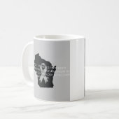 Mug Brain Cancer Awareness in Wisconsin  (Devant gauche)