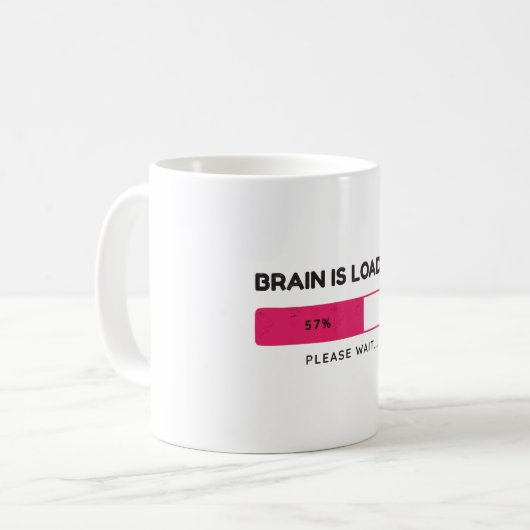 Mug Brain is loading, please wait (Devant gauche)