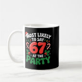 Mug Brainrot Funny Xmas 67 Mème Noël Le Plus Susceptib (Gauche)