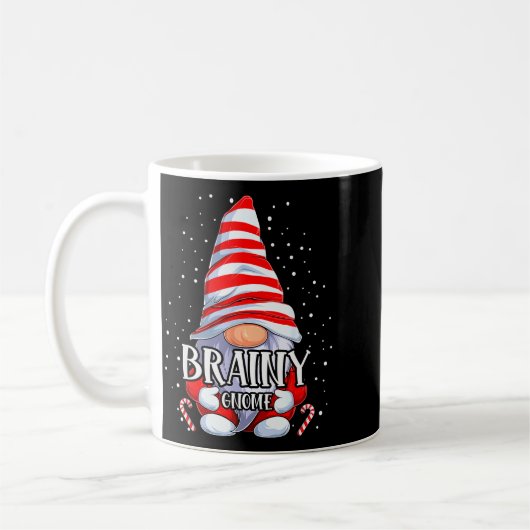 Mug Brainy Gnome Christmas Pajamas Matching Family Gro (Gauche)