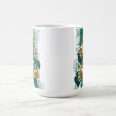 Mug Branche avec Feuilles d'or Ginko Biloba (Centre)