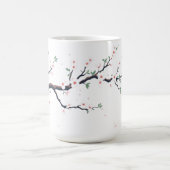 Mug Branche d'arbre japonaise minimale (Centre)