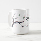 Mug Branche d'arbre japonaise minimale (Devant gauche)