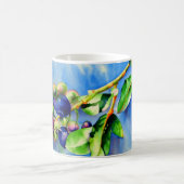 Mug Branche de bleuet, aquarelle (Centre)