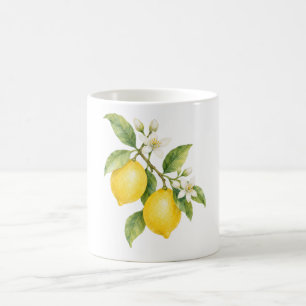 Mug Branche de citronnier en fleurs