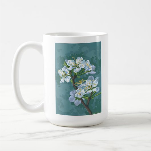Mug Branche de floraison du pommier (Gauche)