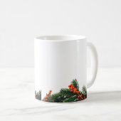 Mug Branche de pin avec Berries Greens (Devant droit)