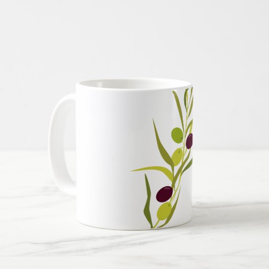 Mug Branche d'olive (Devant gauche)