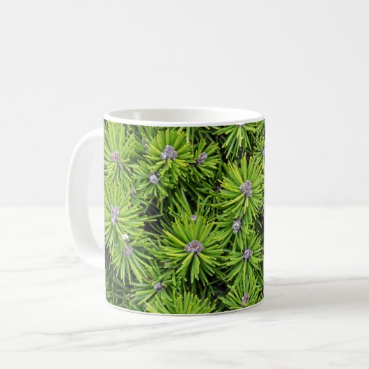 Mug branches à feuillage persistant (Devant gauche)