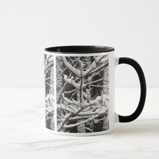 Mug Branches couvertes de neige (Droite)