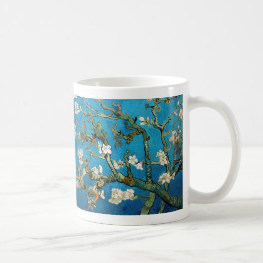 Mug Branches d'amande dans le détail de fleur, Van (Droite)