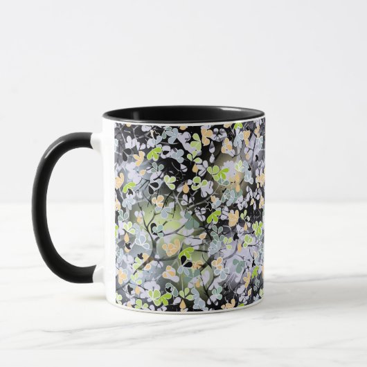 Mug Branches d'arbre de printemps abstraites sans cout (Gauche)
