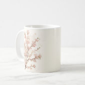 Mug Branches de cerisier rose tendre (Devant gauche)