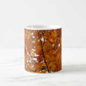 Mug Branches de feuilles d'érable I Automne orange (Centre)