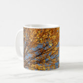 Mug Branches de feuilles d'érable II Automne orange (Devant gauche)
