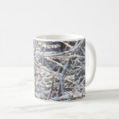 Mug Branches de glace neige en hiver (Devant droit)