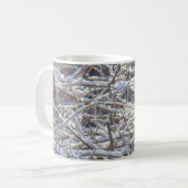 Mug Branches de glace neige en hiver (Devant gauche)
