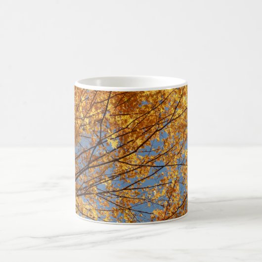 Mug Branches de Maple Feuilles II Orange Automne (Centre)
