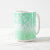 Mug Branches de Menthe Verte Brumeuse Givrée (Devant droit)