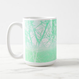 Mug Branches de Menthe Verte Brumeuse Givrée