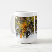 Mug Branches de palmier, soleil d'après-midi (Devant gauche)
