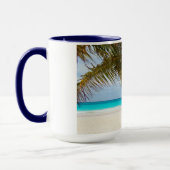 Mug branches de palmiers de plage arbre île tropicale (Gauche)