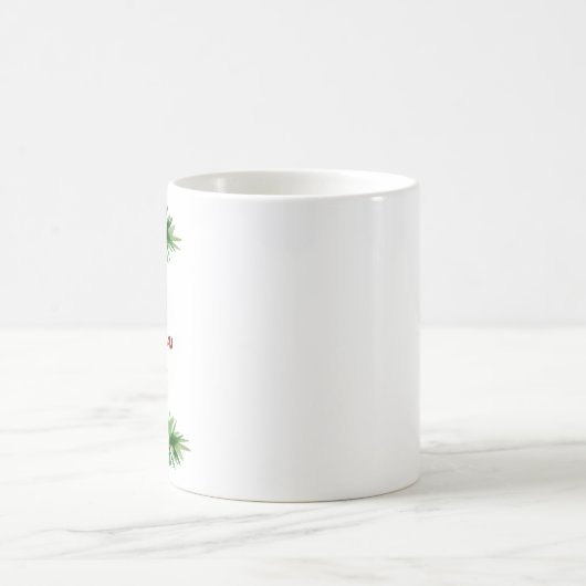 Mug Branches De Pin Cute Avec Baies Rouges (Centre)