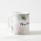 Mug Branches de sapin de Noël (Devant gauche)