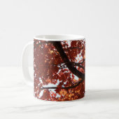 Mug Branches d'érable rouge Couleurs d'automne (Devant gauche)