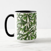 Mug Branches d'olive sur blanc (Gauche)