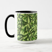 Mug Branches d'olive sur le vert miel (Gauche)
