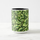 Mug Branches d'olive sur le vert miel (Centre)