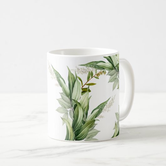 Mug Branches d'olivier en fleurs (Devant droit)