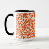 Mug Branches et feuilles de chêne, motif damassé dans  (Gauche)
