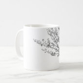 Mug Branches Noir et Blanc (Devant gauche)