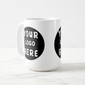 Mug Branded Custom Logo or image for Business (Devant gauche)