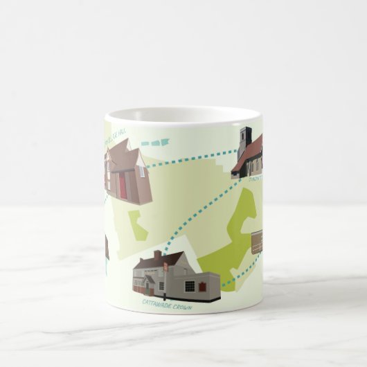 Mug Brantham met l'accent sur la boue (Centre)