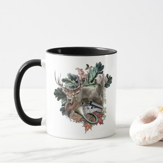 Mug Braque de Weimar (Avec donut)