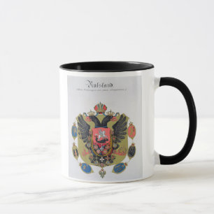 Mug Bras et bouclier de l'état de la Russie impérial