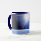 Mug Bras robotisé de la navette spatiale en orbite ter (Devant gauche)