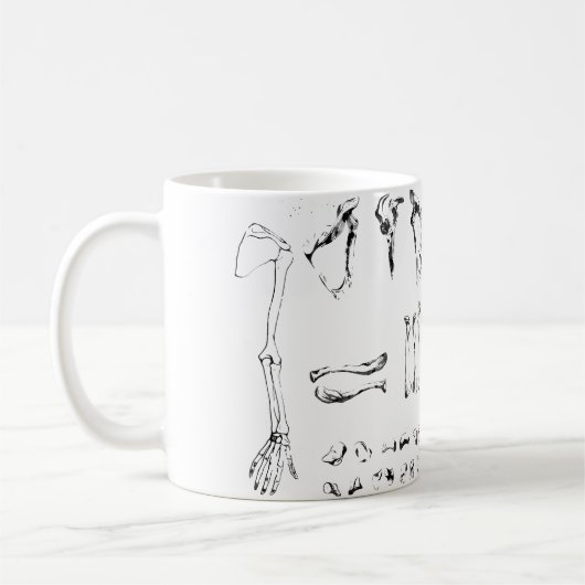 Mug Bras, y compris épaule et main (Gauche)