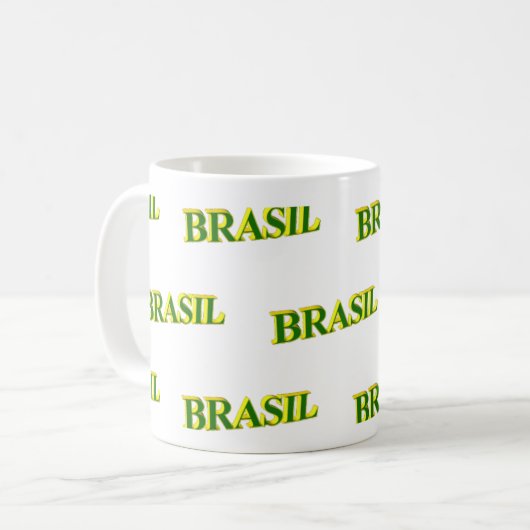 Mug Brasil 3D (Devant gauche)