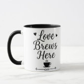 Mug Brassé avec amour (Gauche)