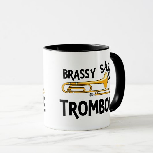 Mug Brassy Sassy Trombone (Devant droit)