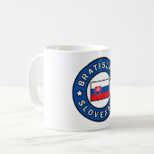Mug Bratislava Slovensko (Devant gauche)