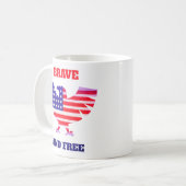 Mug Brave Et Libre USA (Devant gauche)