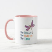 Mug Brave forte vraie libellule (Gauche)